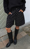 Say INA Copenhagen - Sanna Shorts - Black W. White Dots