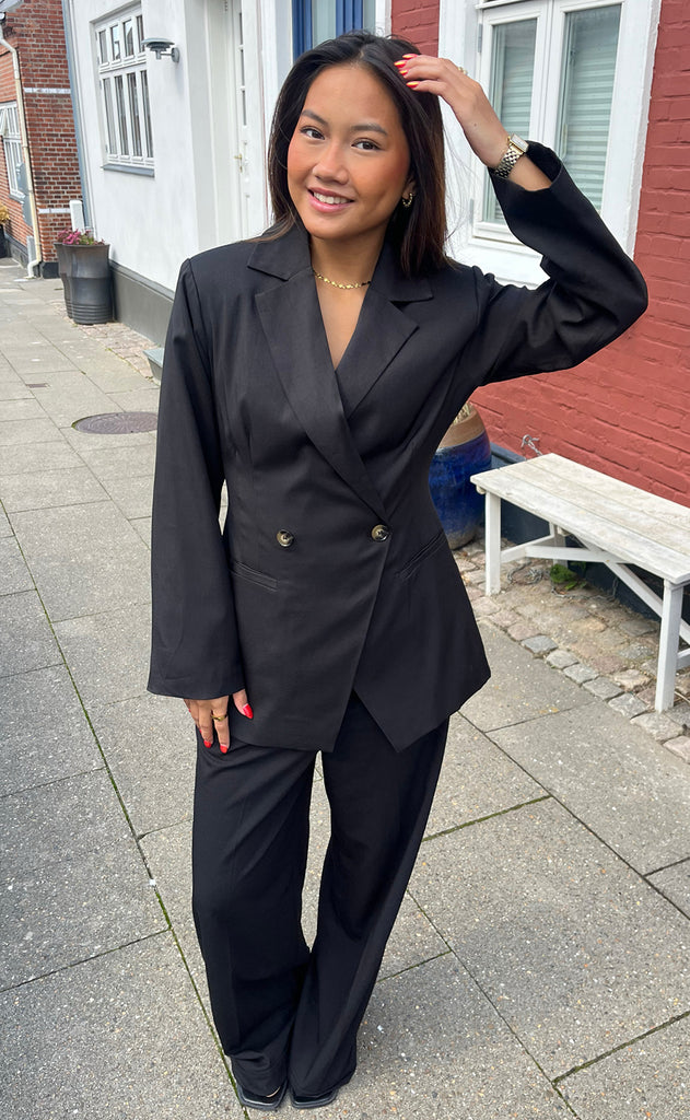 Say INA Copenhagen Blazer - Anne Asymmetrical - Black