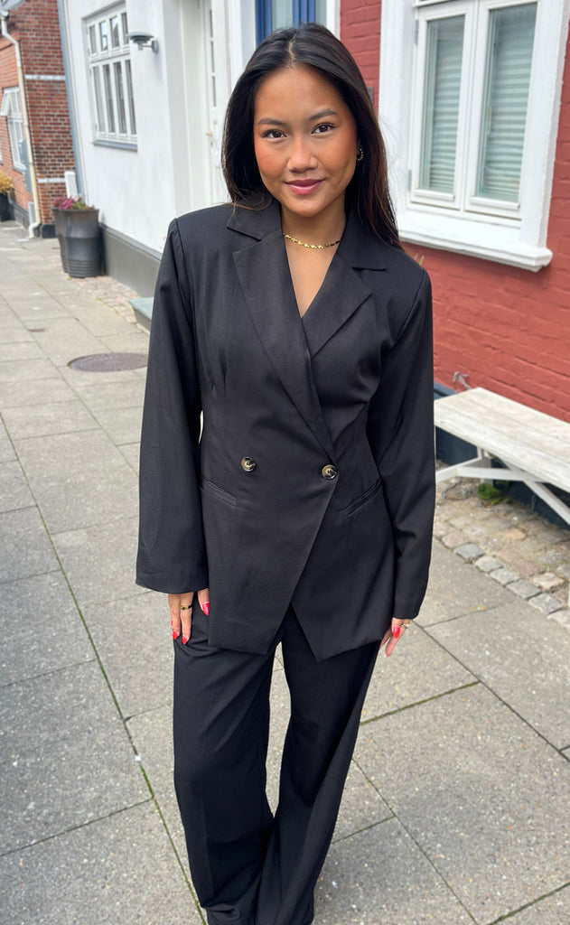 Say INA Copenhagen Blazer - Anne Asymmetrical - Black