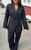 Say INA Copenhagen Blazer - Anne Asymmetrical - Black