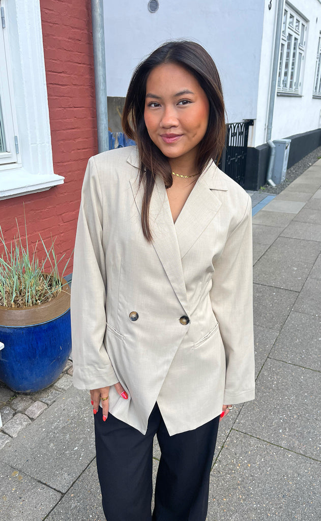 Say INA Copenhagen Blazer - Anne Asymmetrical - Sand