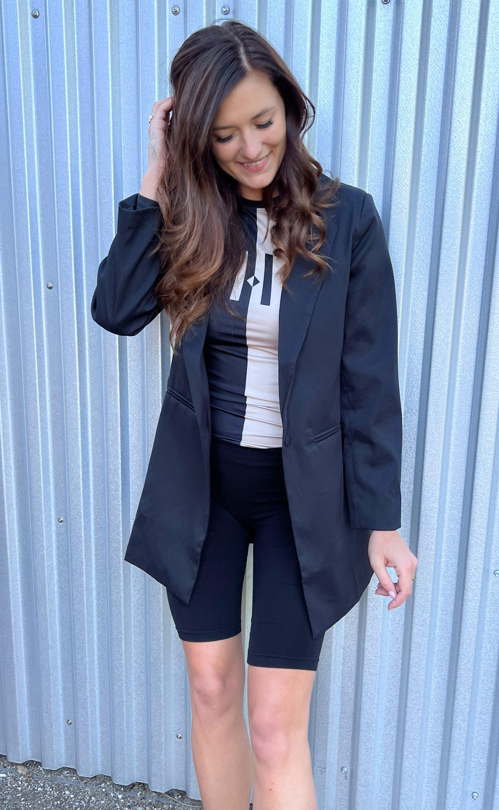 Say INA Copenhagen Blazer - Mai Long - Black