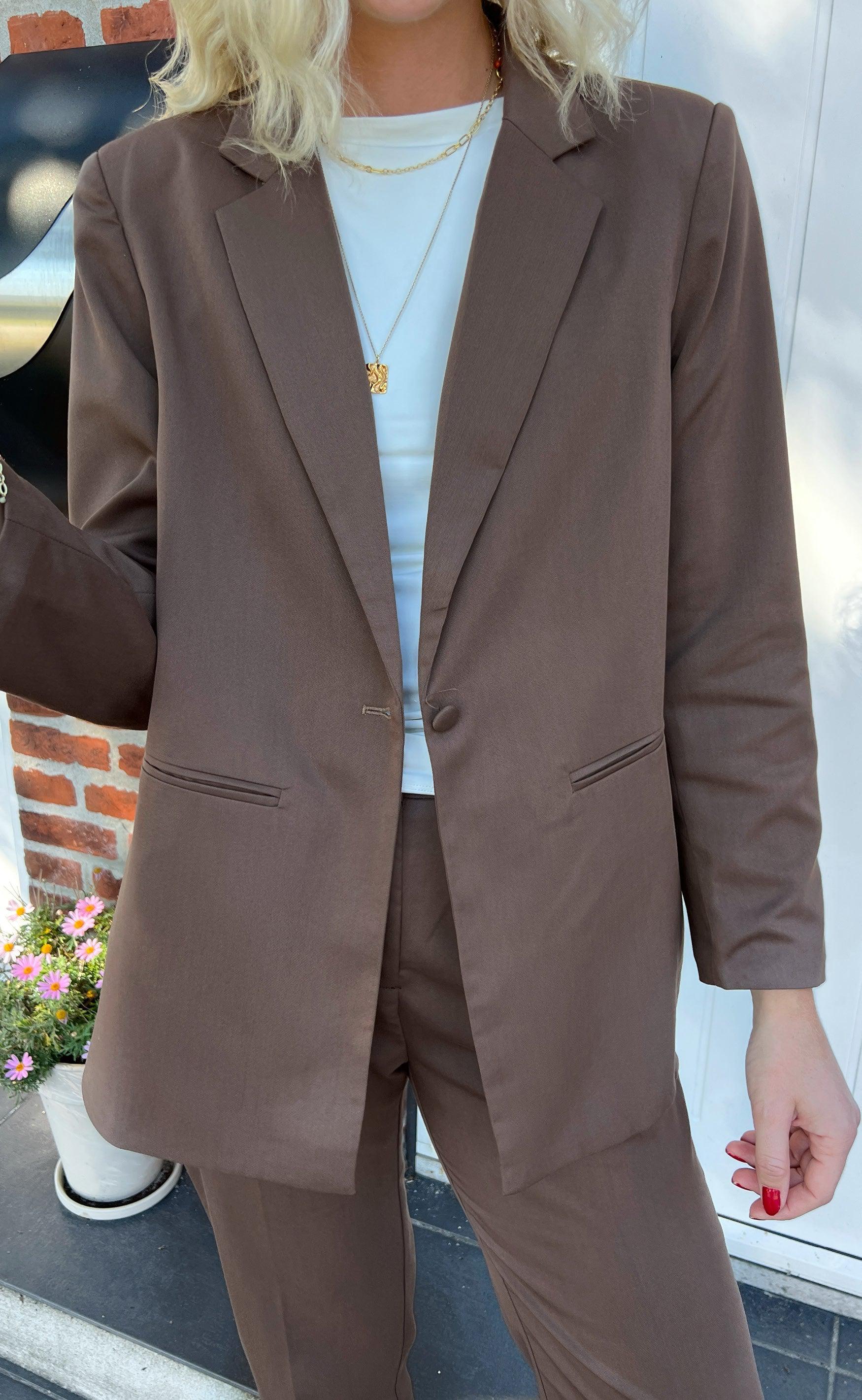 Say INA Copenhagen Blazer - Zoey - Chocolate