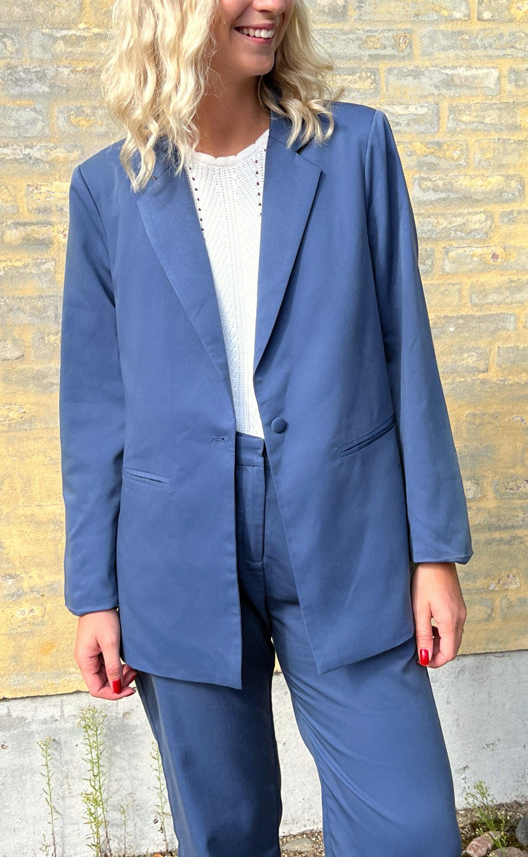 Say INA Copenhagen Blazer - Zoey - Dusty Blue