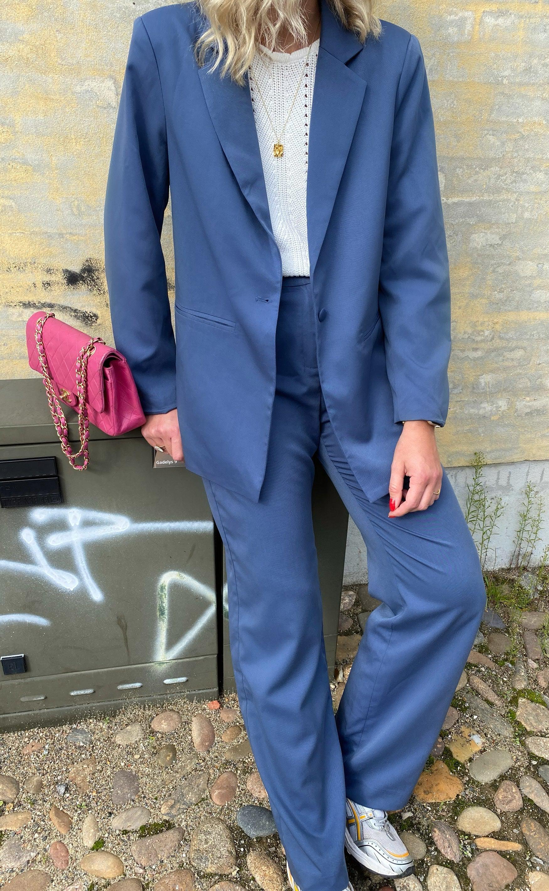 Say INA Copenhagen Blazer - Zoey - Dusty Blue
