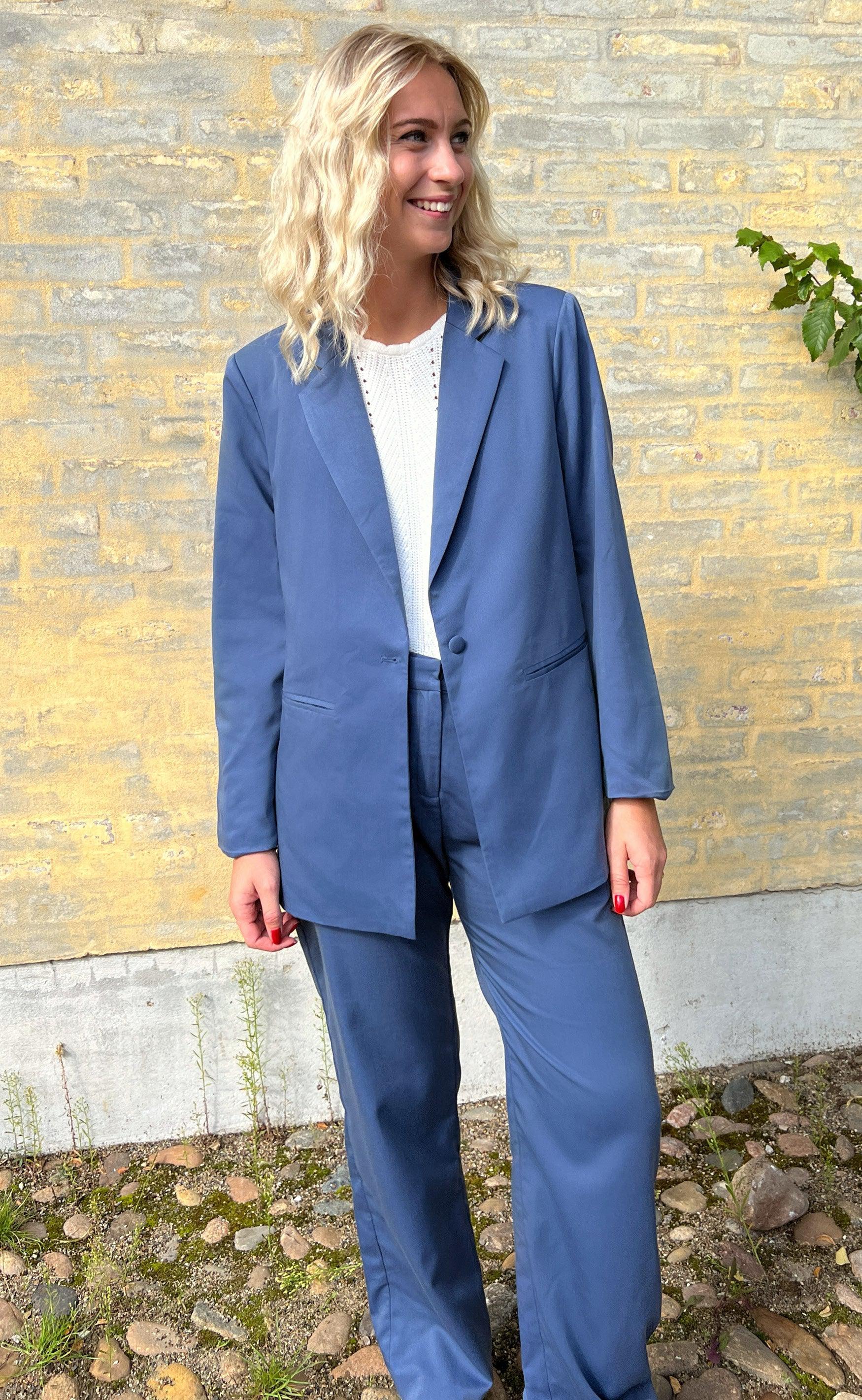 Say INA Copenhagen Blazer - Zoey - Dusty Blue