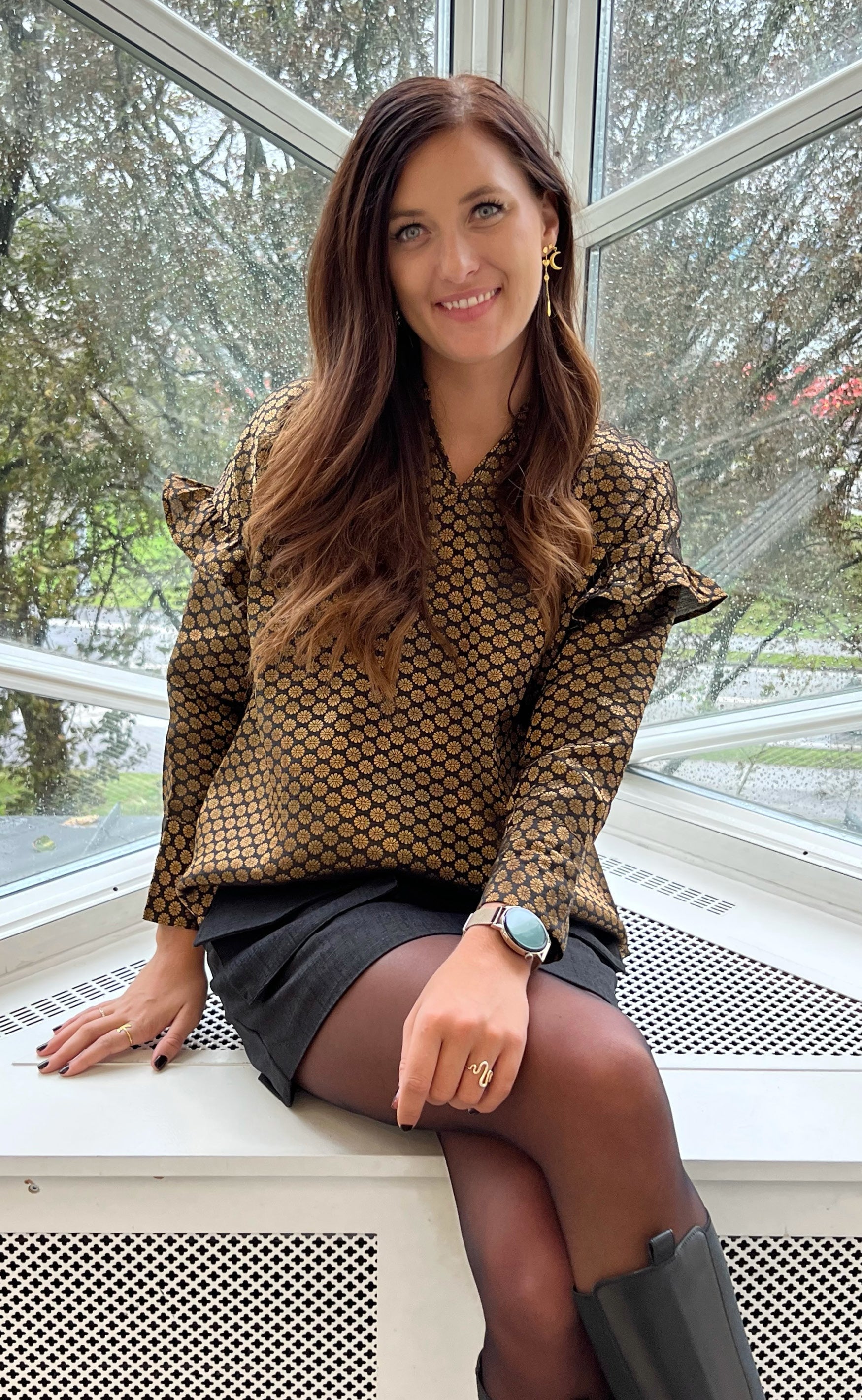 Say INA Copenhagen Bluse - Agnes - Golden Brown