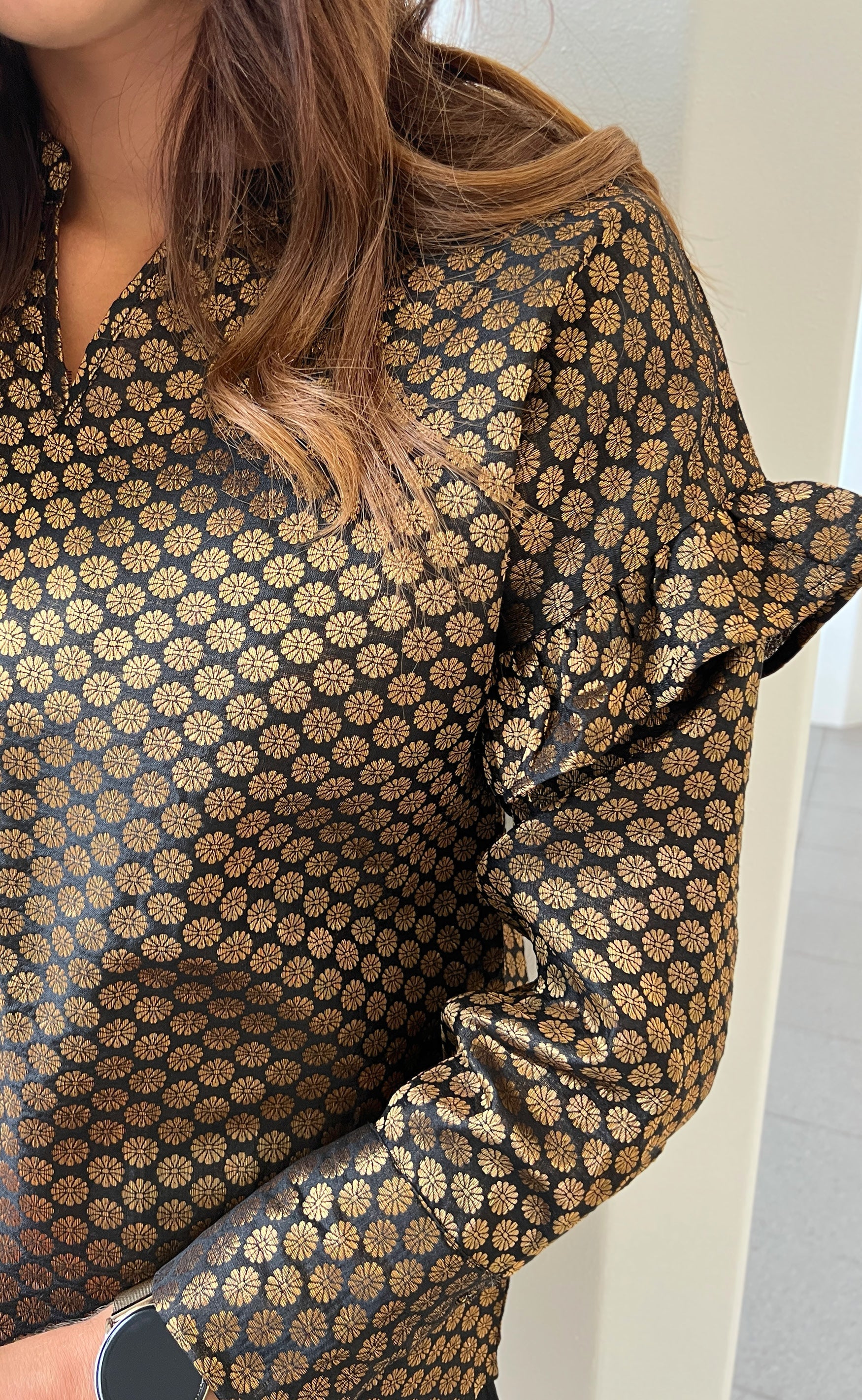 Say INA Copenhagen Bluse - Agnes - Golden Brown