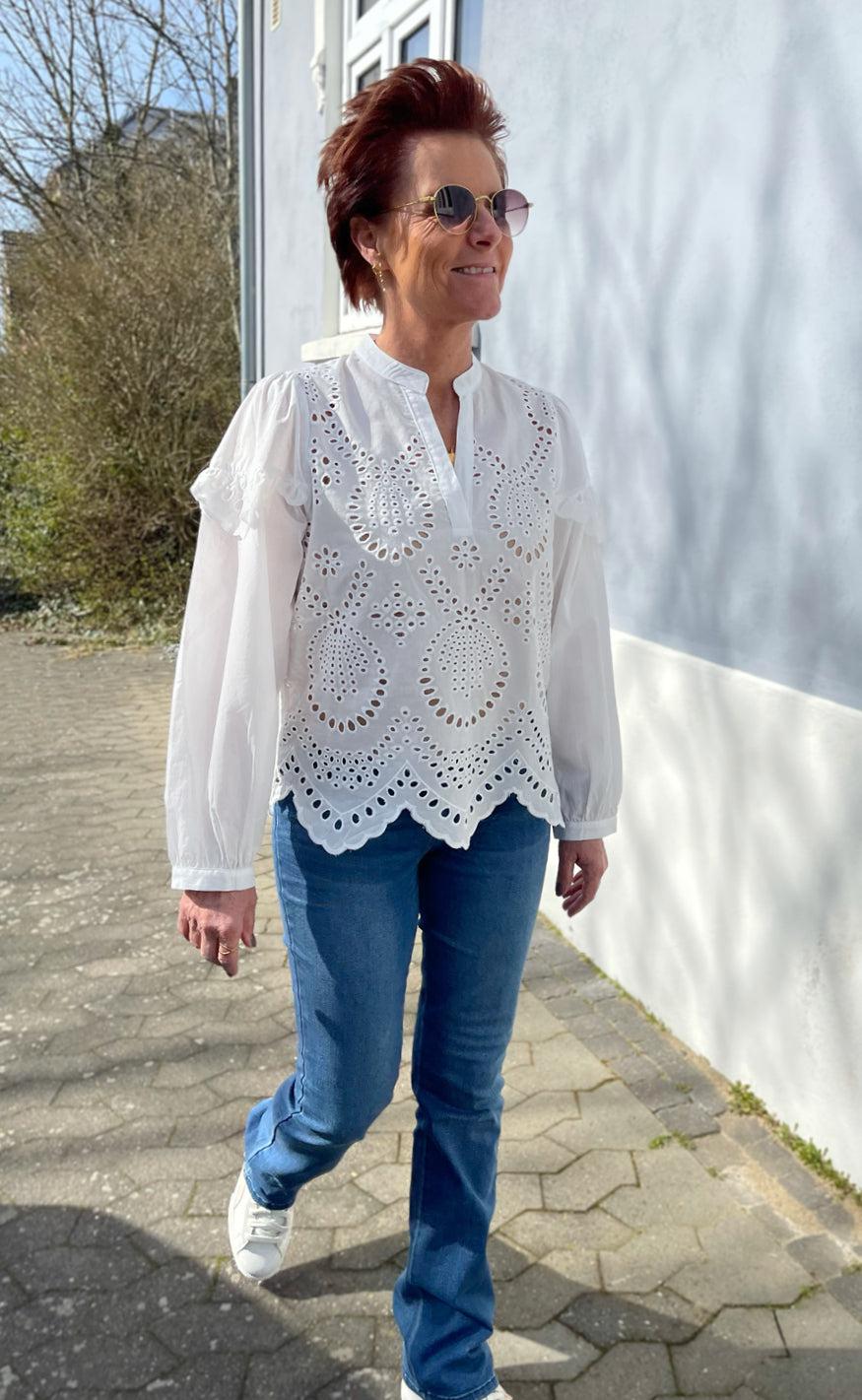 Say INA Copenhagen Bluse - Benedicte - White