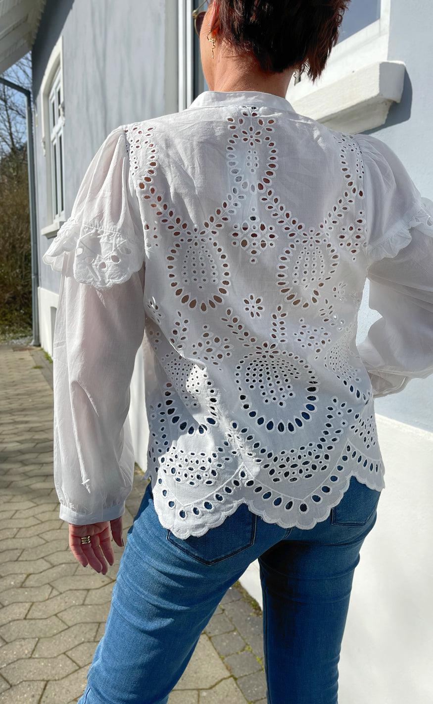 Say INA Copenhagen Bluse - Benedicte - White