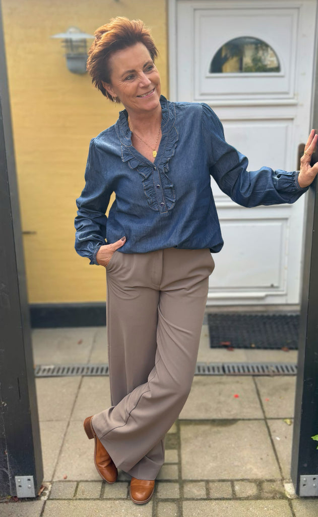 Say INA Copenhagen Bluse - Cami Denim - Denim Blue