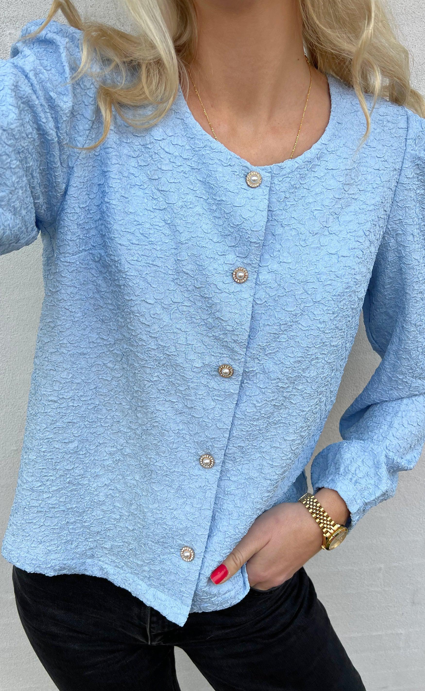 Say INA Copenhagen Bluse - Cati - Light Blue