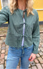Say INA Copenhagen Bluse - Cornelia - Dark Green (vendbar)