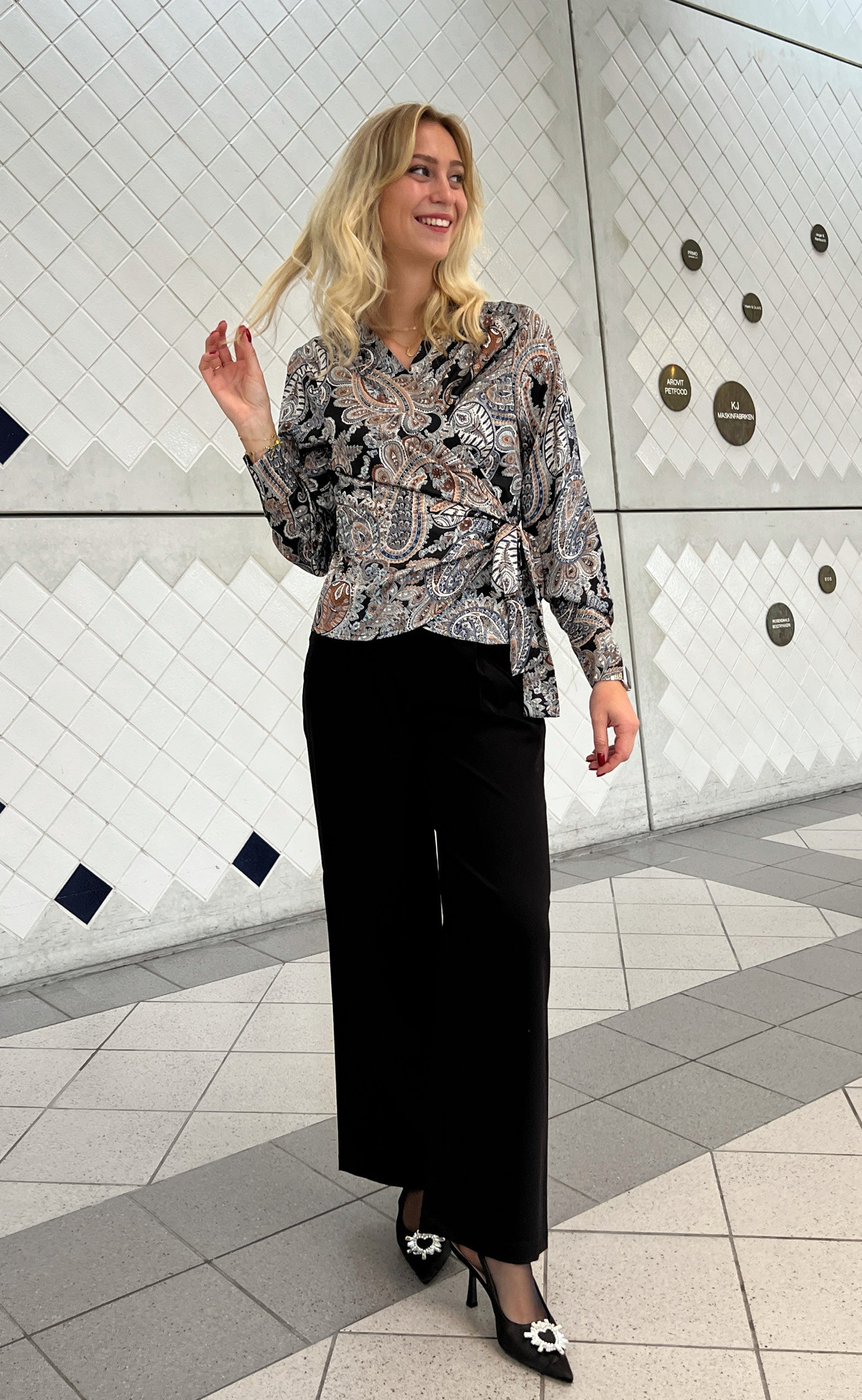 Say INA Copenhagen Bluse - Josse - Paisley Night