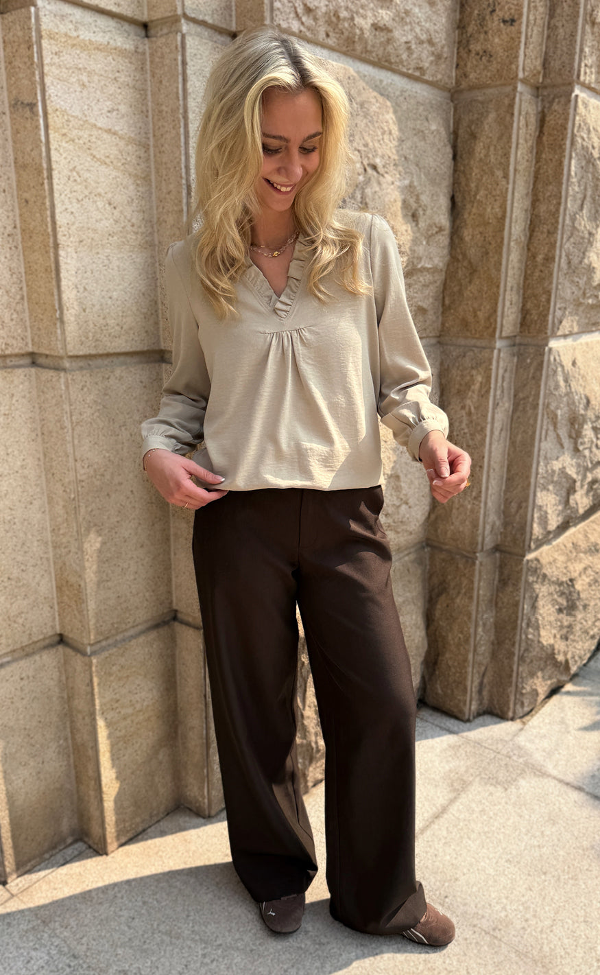 Say INA Copenhagen Bluse - Katiah - Beige