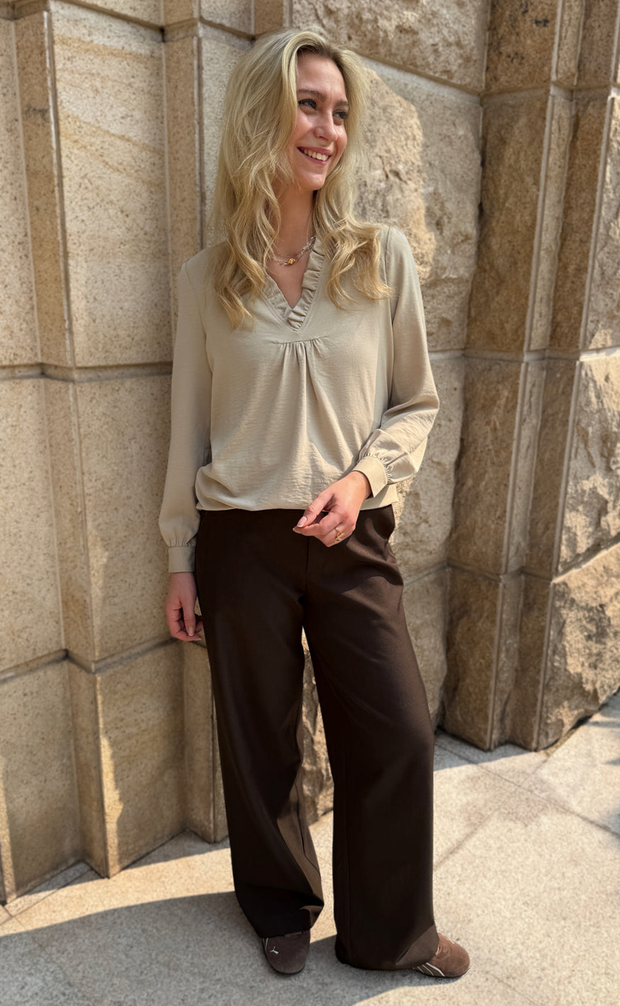 Say INA Copenhagen Bluse - Katiah - Beige