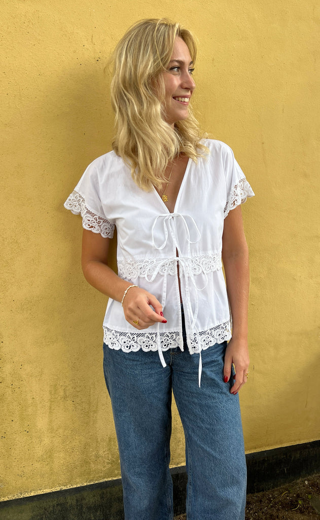Say INA Copenhagen Bluse - Laura - White