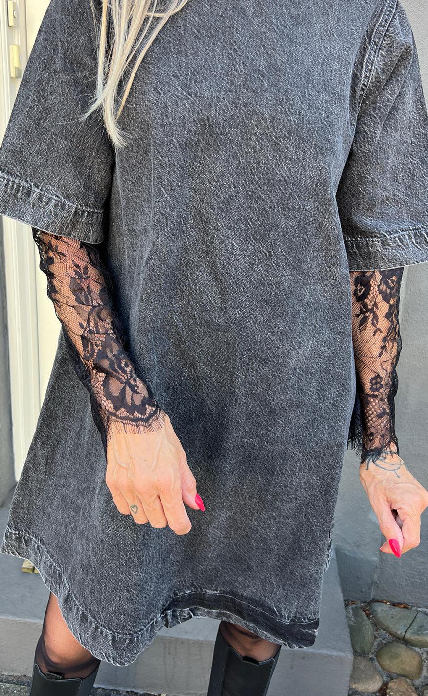 Say INA Copenhagen Bluse - Lissa Lace - Black