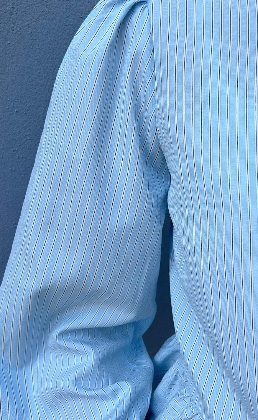 Say INA Copenhagen Bluse - Sanna - Blue Striped
