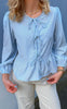 Say INA Copenhagen Bluse - Sanna - Blue Striped