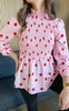 Say INA Copenhagen Bluse - Sanne - Rosy Dots
