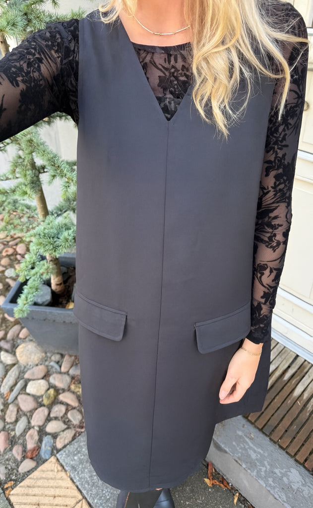 Say INA Copenhagen Bluse - Sophia Mesh - Black Flower