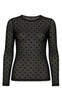 Say INA Copenhagen Bluse - Sophia Mesh - Black W. Black Dots
