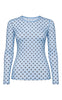 Say INA Copenhagen Bluse - Sophia Mesh - Blue W. Black Dots