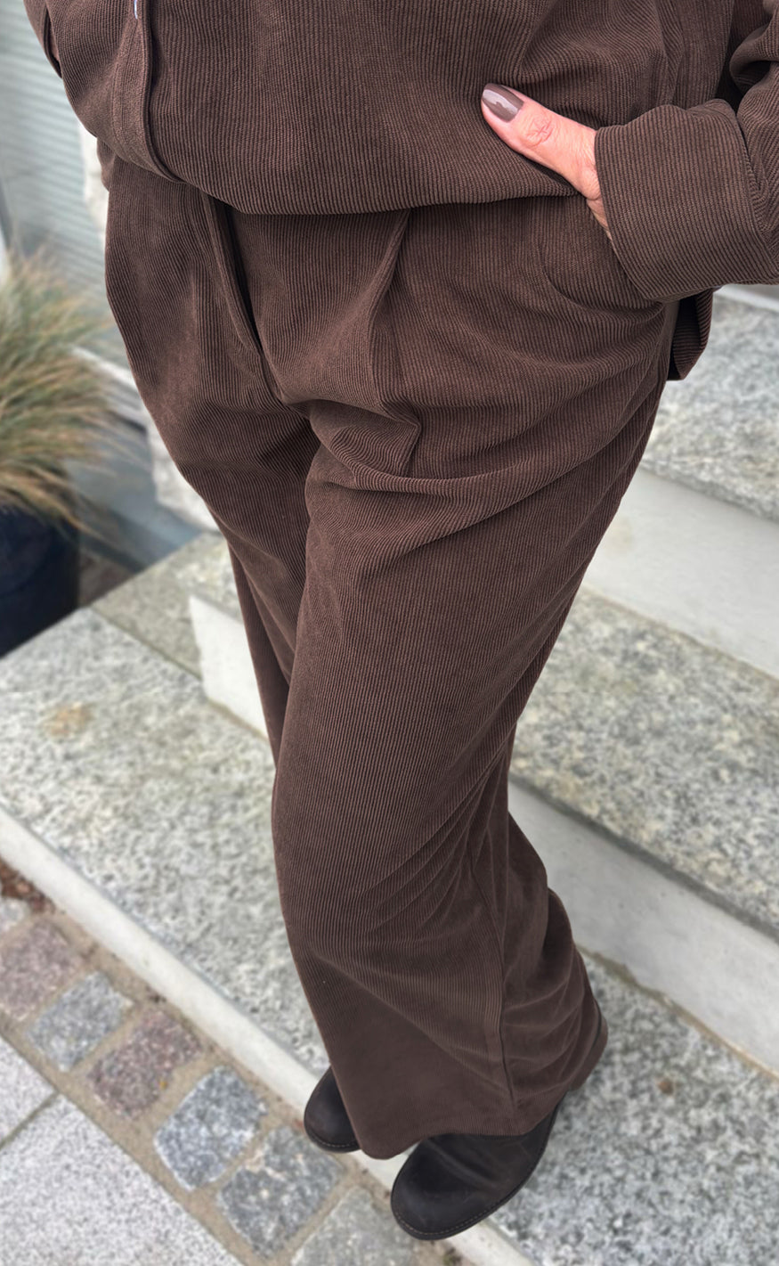 Say INA Copenhagen Bukser - Carina - Brown Corduroy