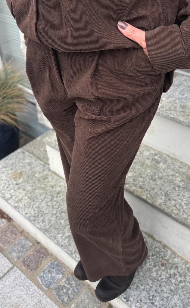 Say INA Copenhagen Bukser - Carina - Brown Corduroy