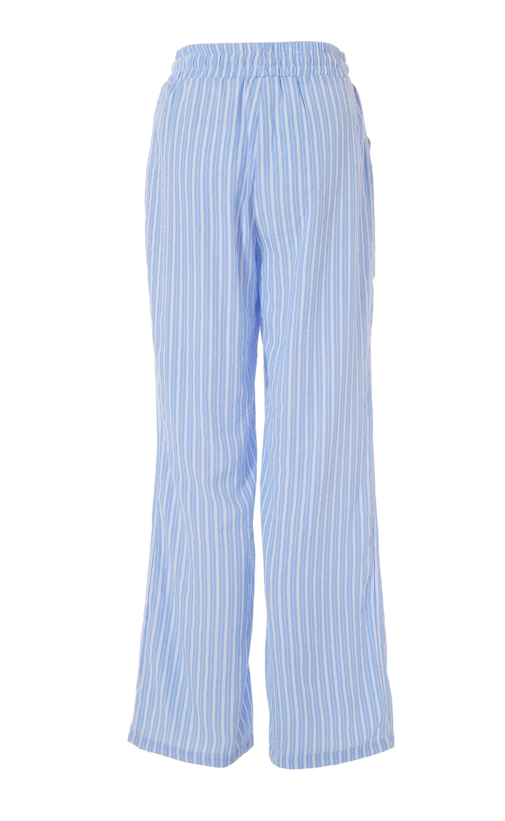 Say INA Copenhagen Bukser - Grace - Blue/White Stripe