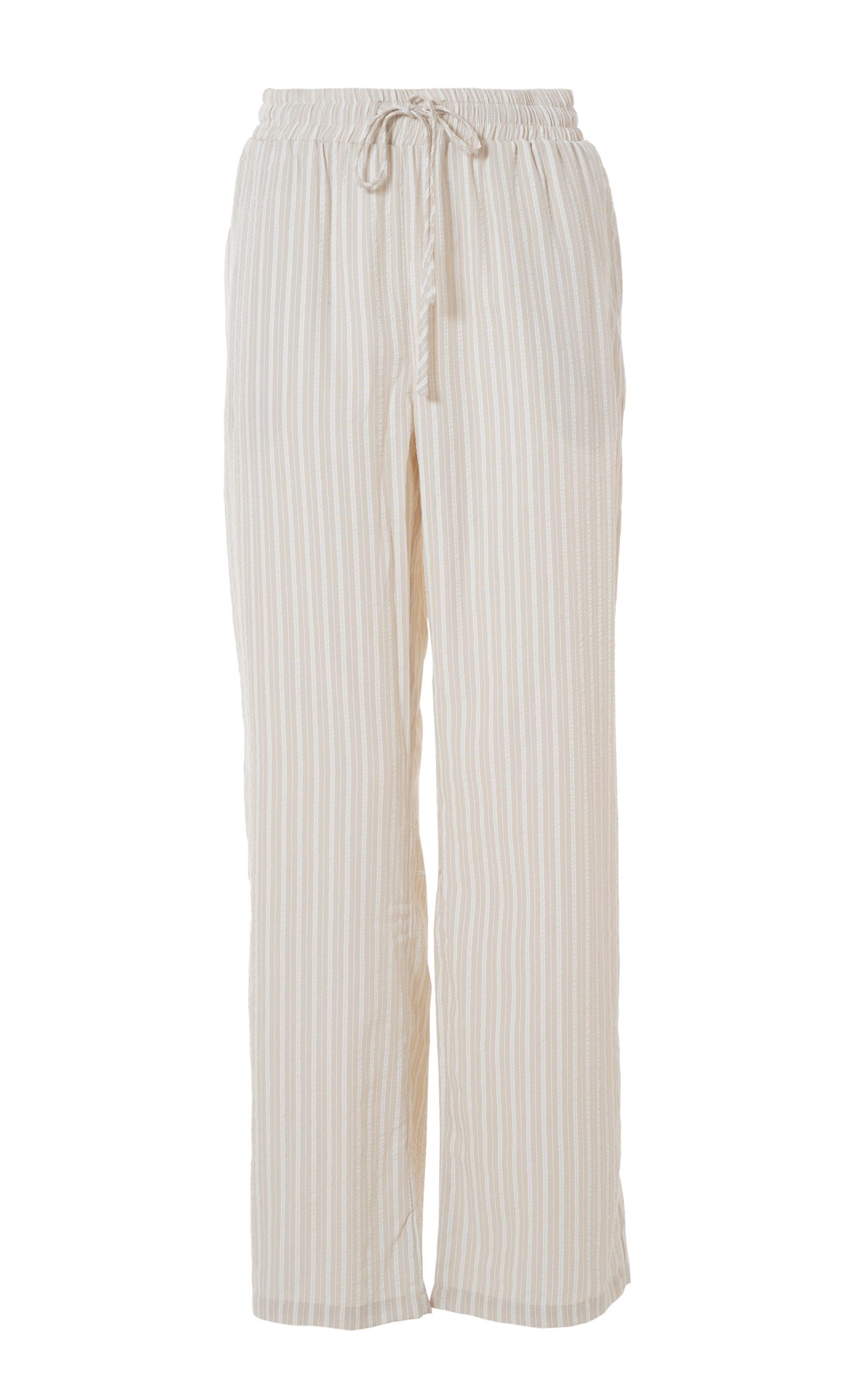 Say INA Copenhagen Bukser - Grace - Camel/White Stripe