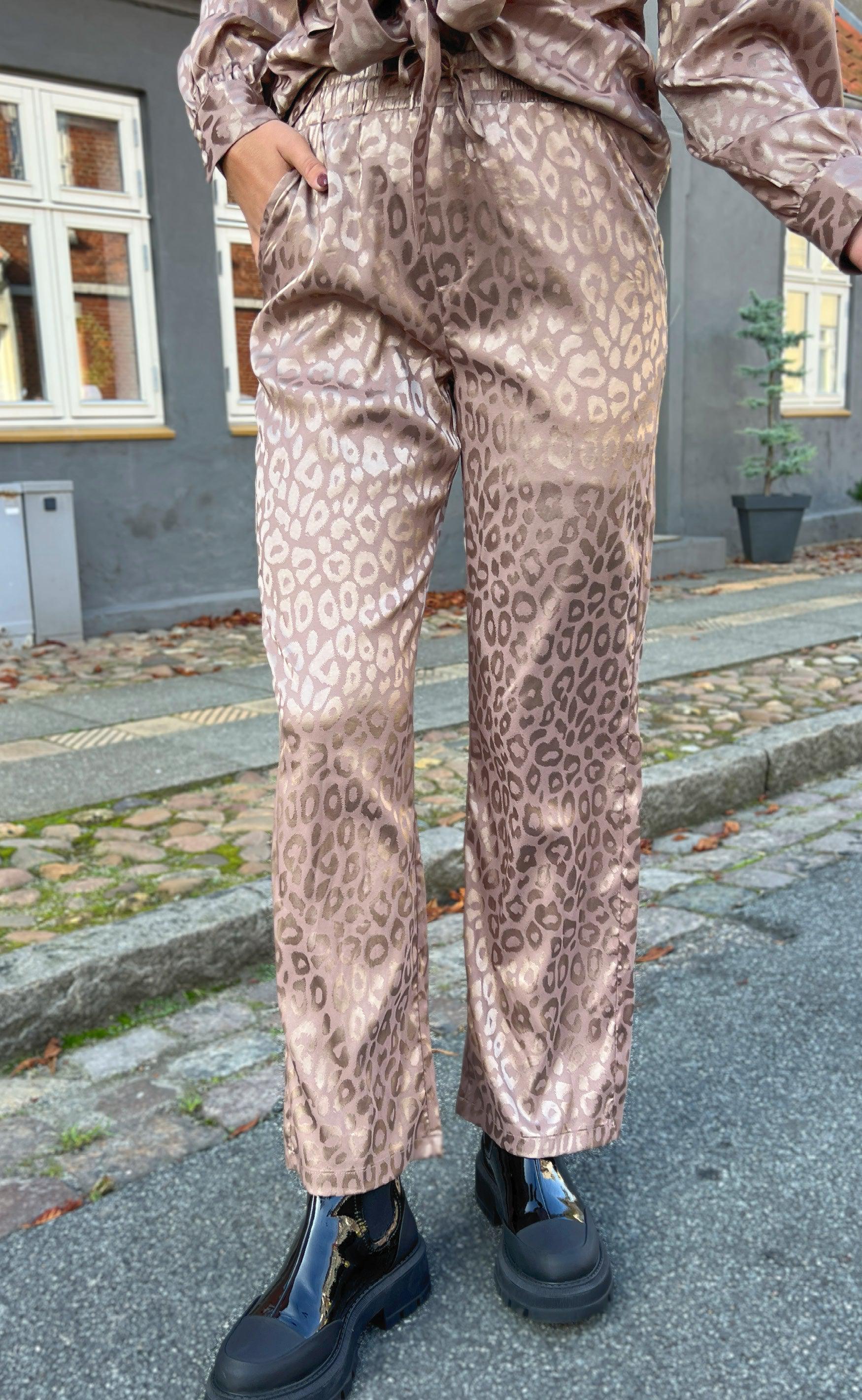 Say INA Copenhagen Bukser - Ida - Golden Leopard
