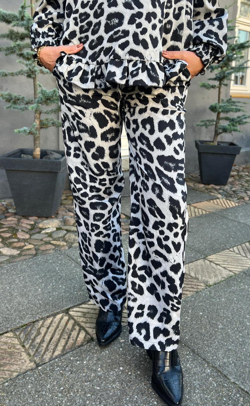 Say INA Copenhagen Bukser - Ida - Grey Leopard