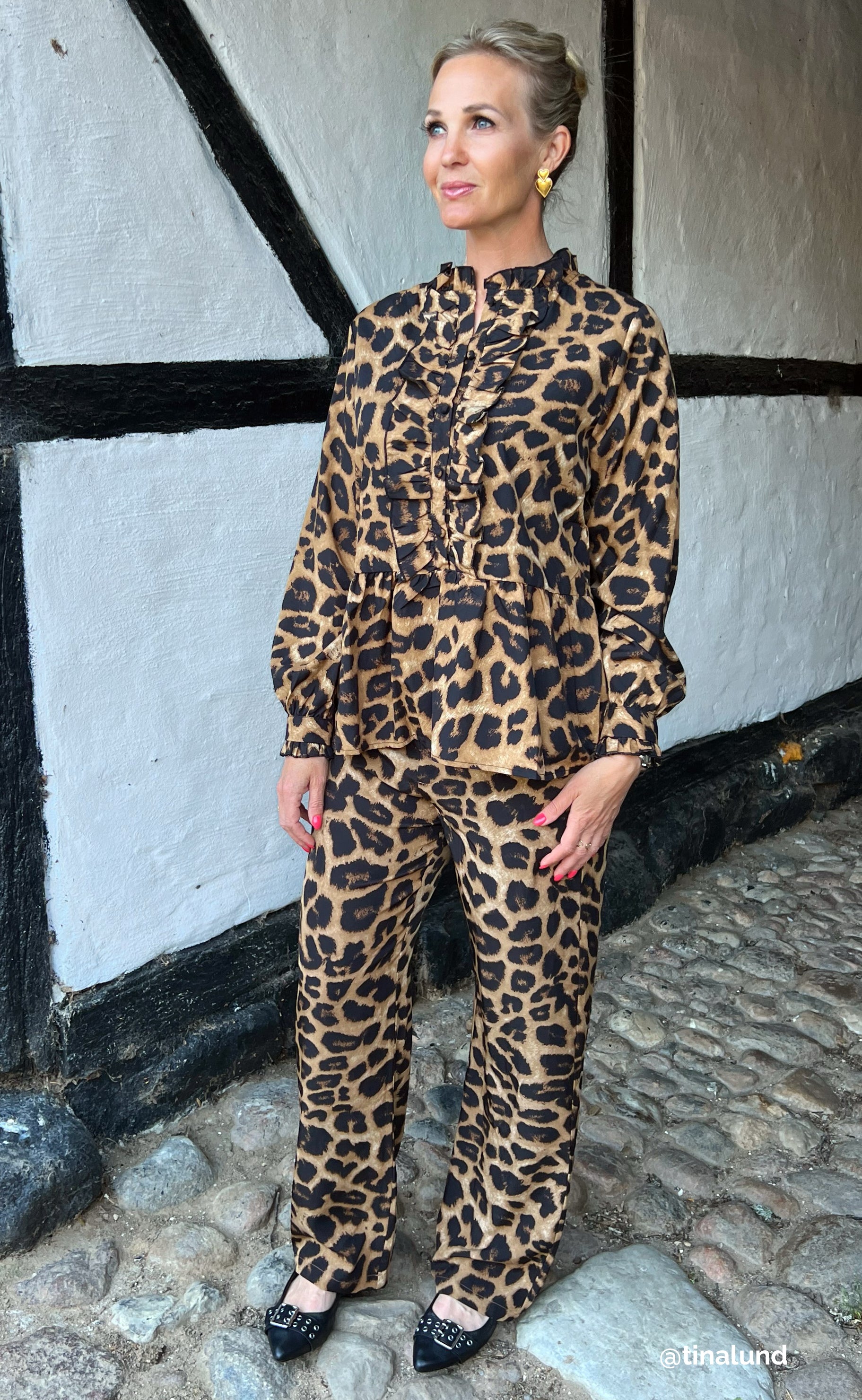 Say INA Copenhagen Bukser - Ida - Leopard