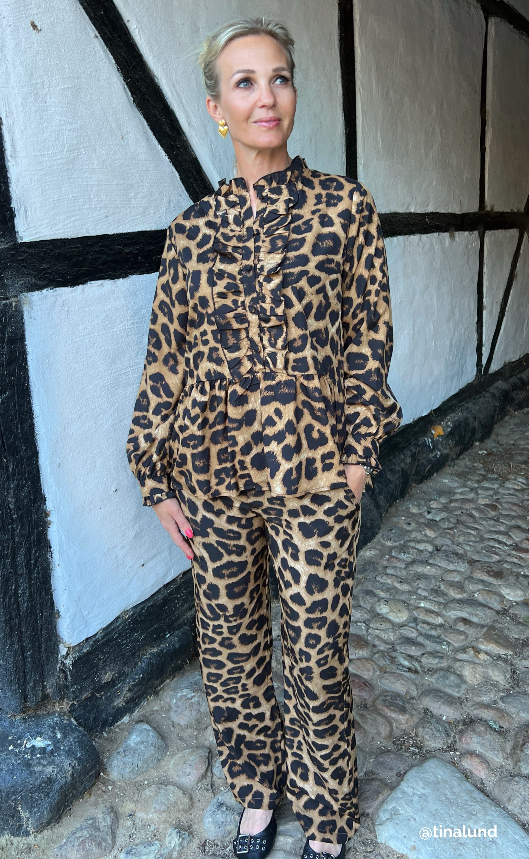 Say INA Copenhagen Bukser - Ida - Leopard
