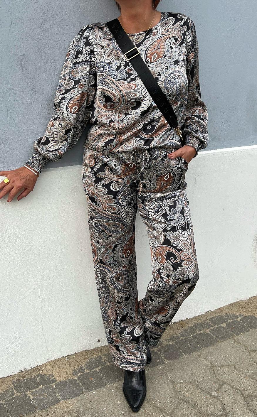 Say INA Copenhagen Bukser - Ida - Paisley Night