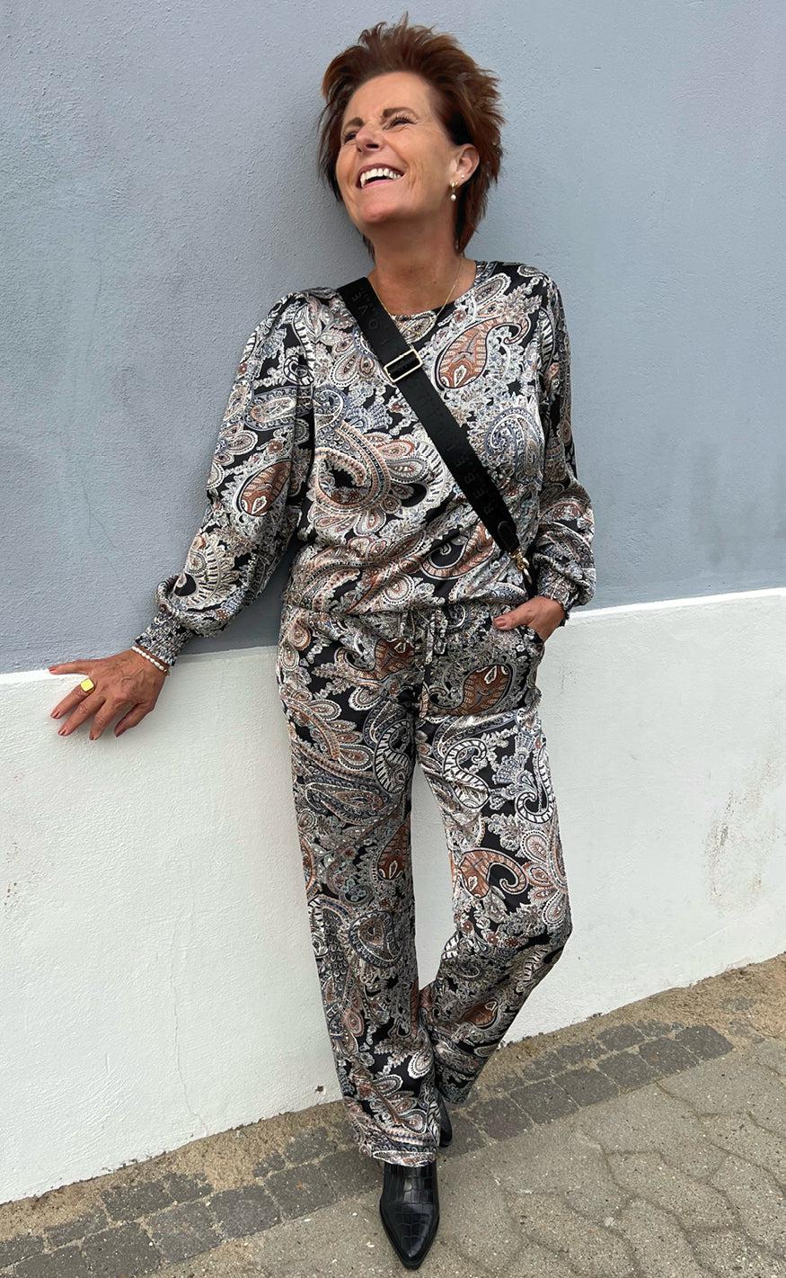 Say INA Copenhagen Bukser - Ida - Paisley Night