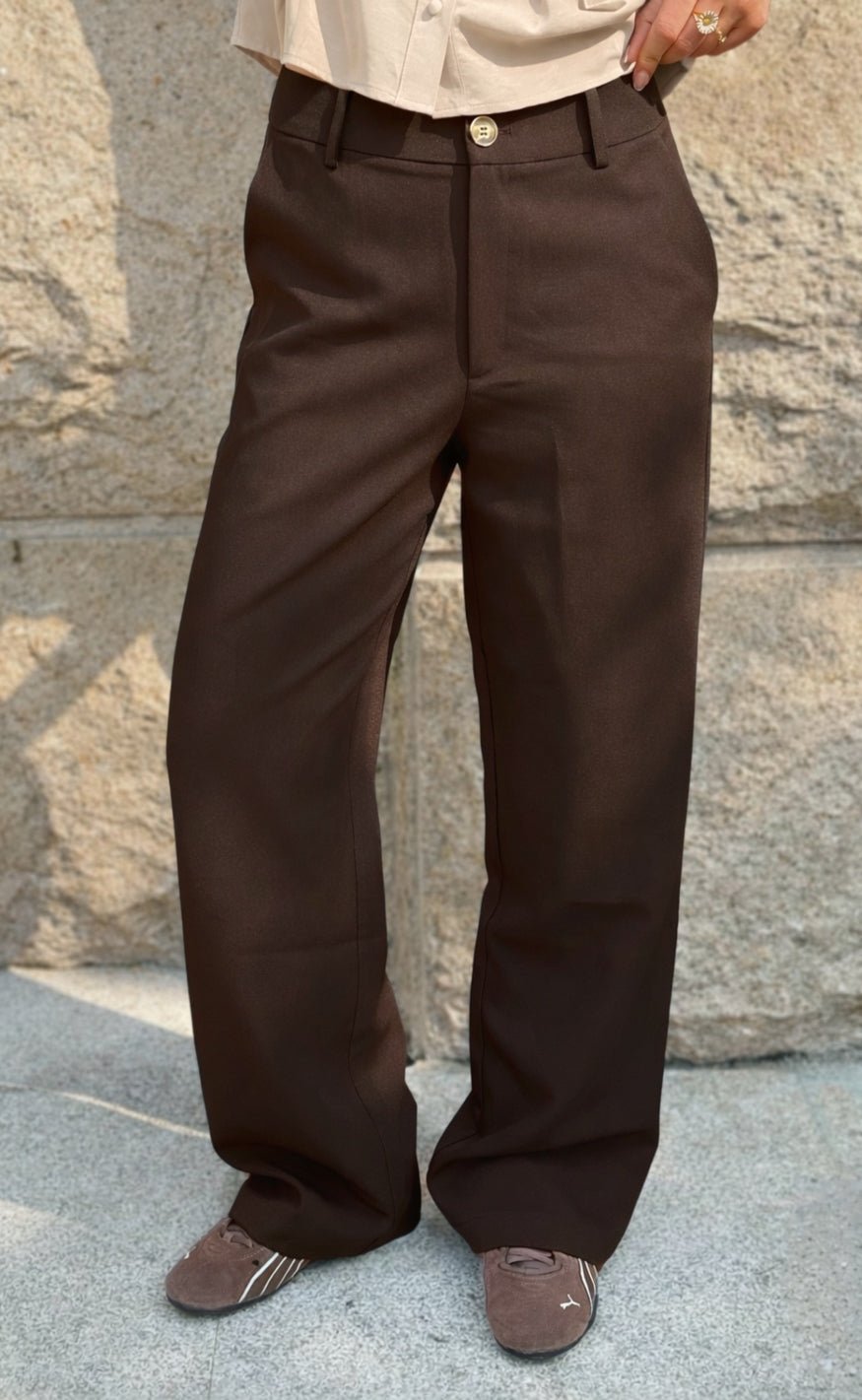 Say INA Copenhagen Bukser - Laura Suit - Dark Brown