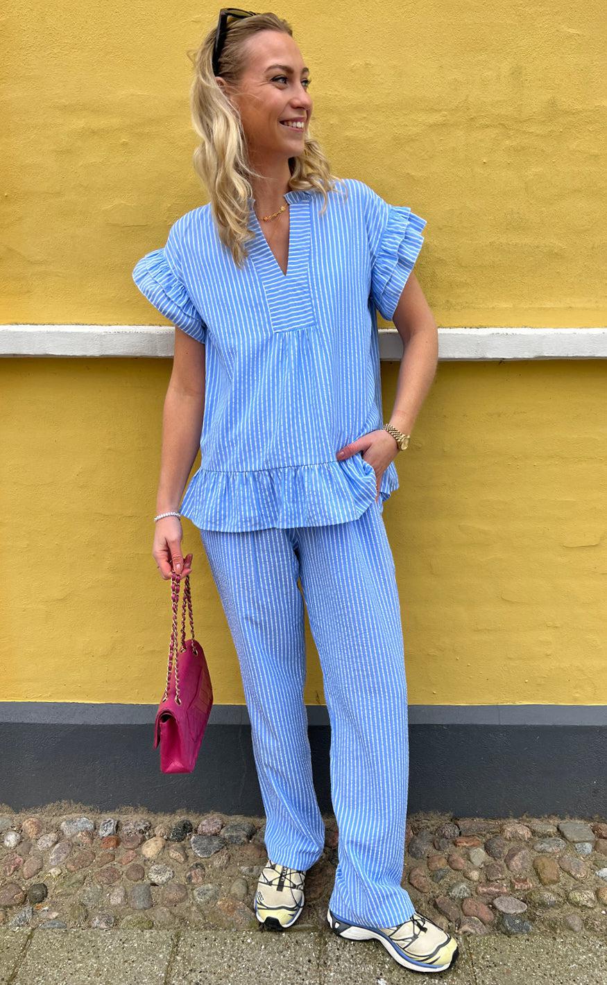 Say INA Copenhagen Bukser - Liv - Blue Striped