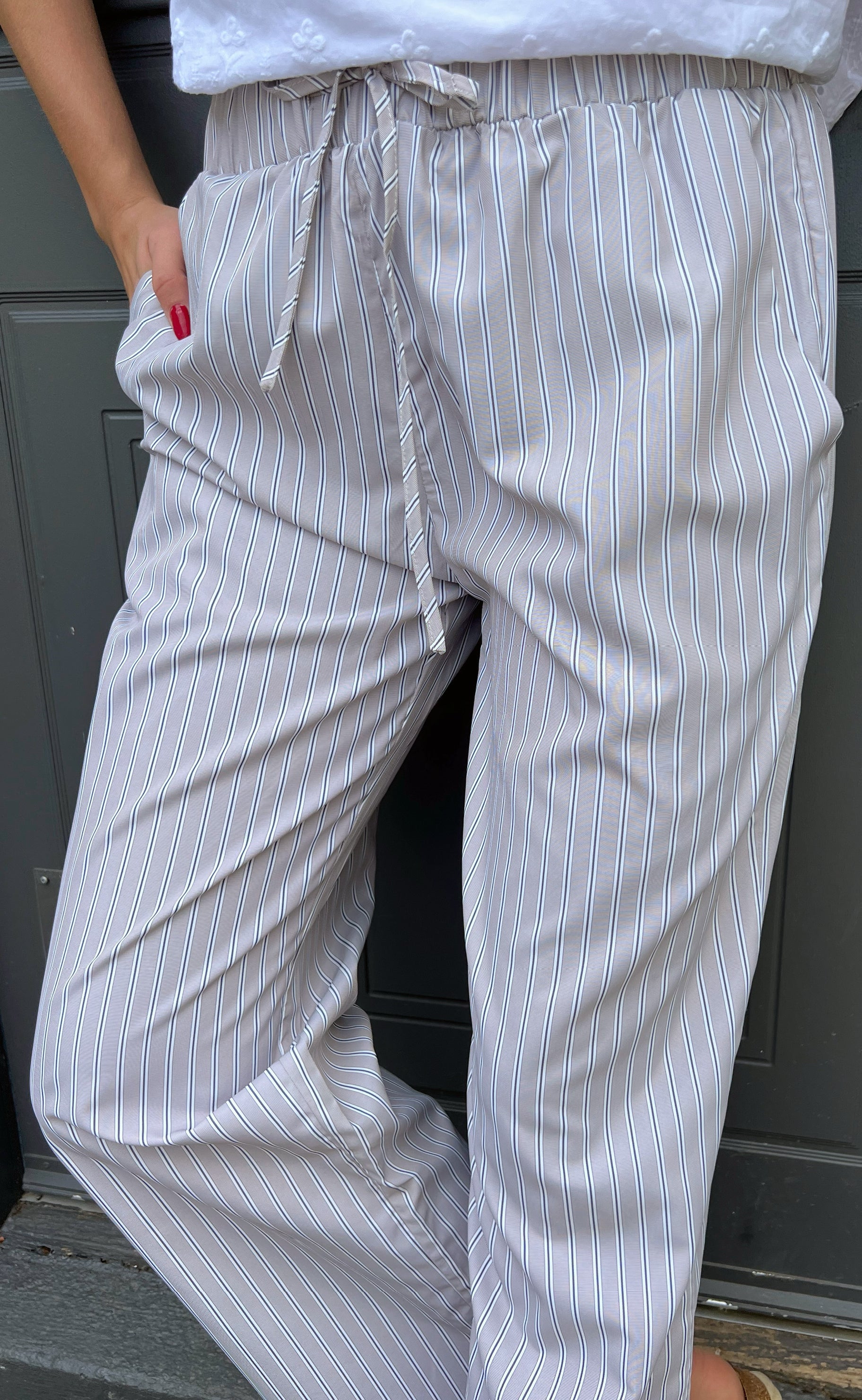 Say INA Copenhagen Bukser - Liv - Grey Striped