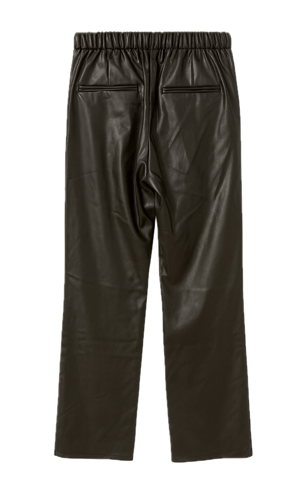 Say INA Copenhagen Bukser - Liv Leather PU - Black