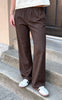 Say INA Copenhagen Bukser - Liva - Dark Brown Pinstripe