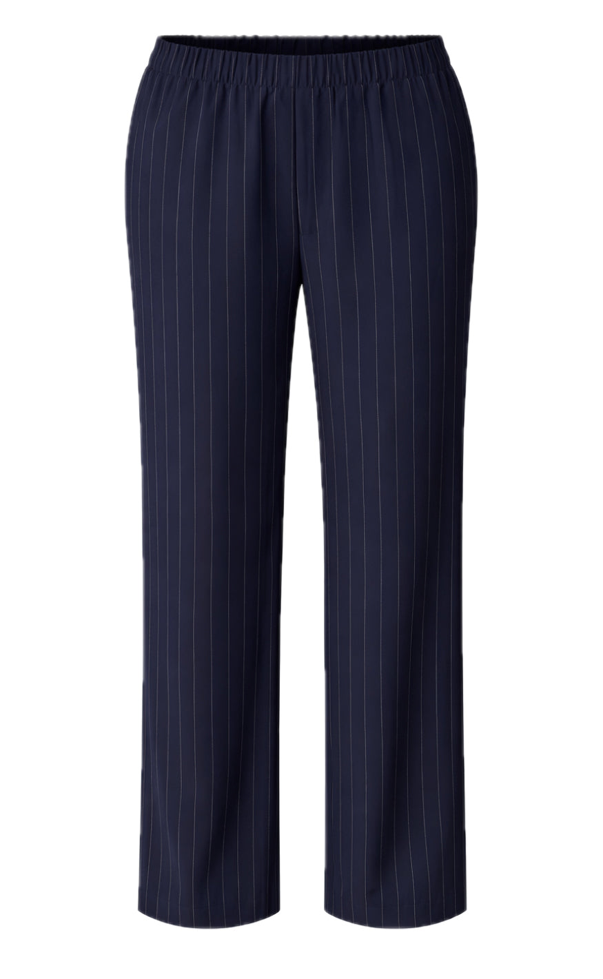 Say INA Copenhagen Bukser - Liva - Navy Blue Pinstripe