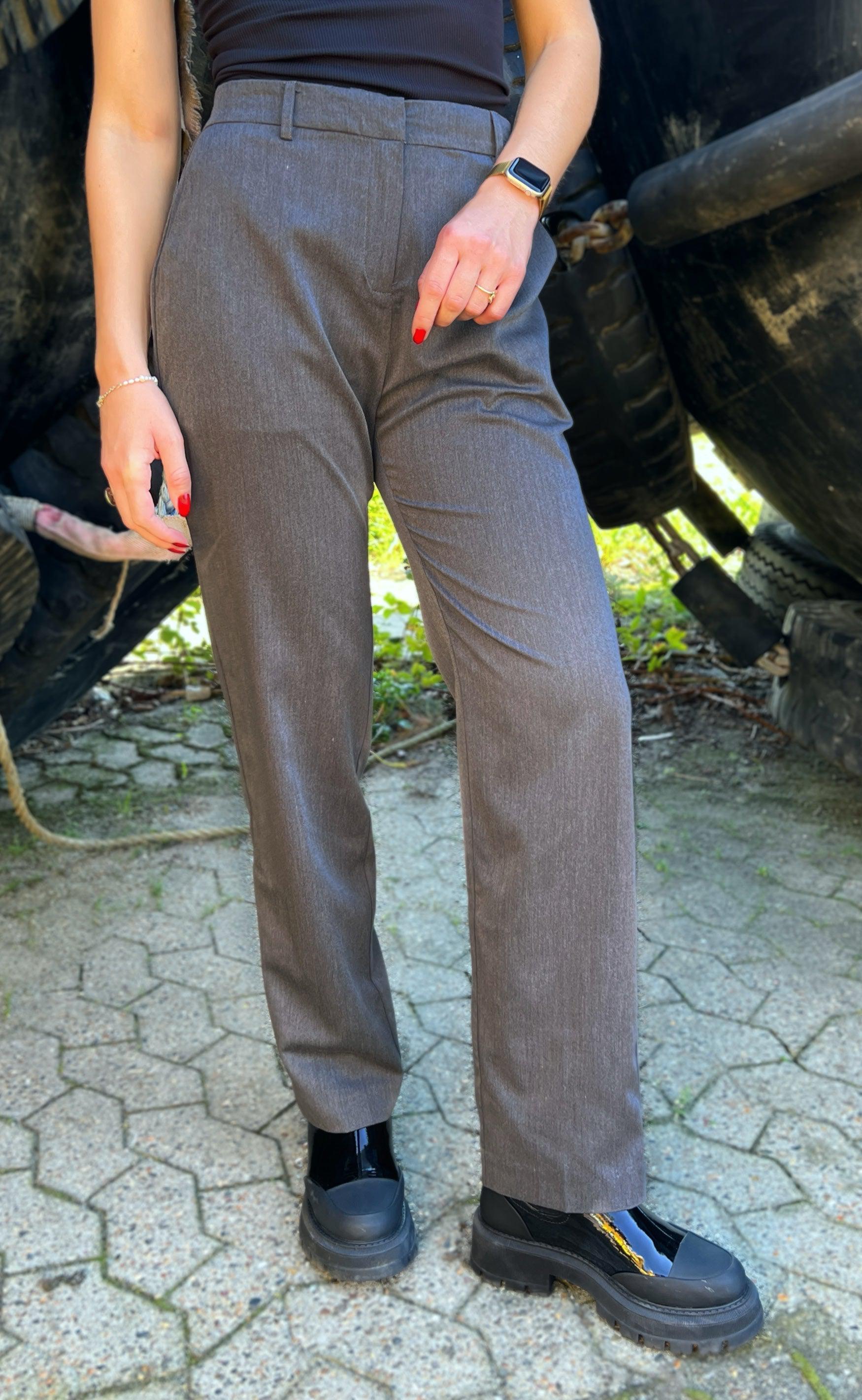 Say INA Copenhagen Bukser - Zoey Wide - Dark Grey