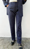 Say INA Copenhagen Bukser - Zoey Wide - Navy Pinstripe