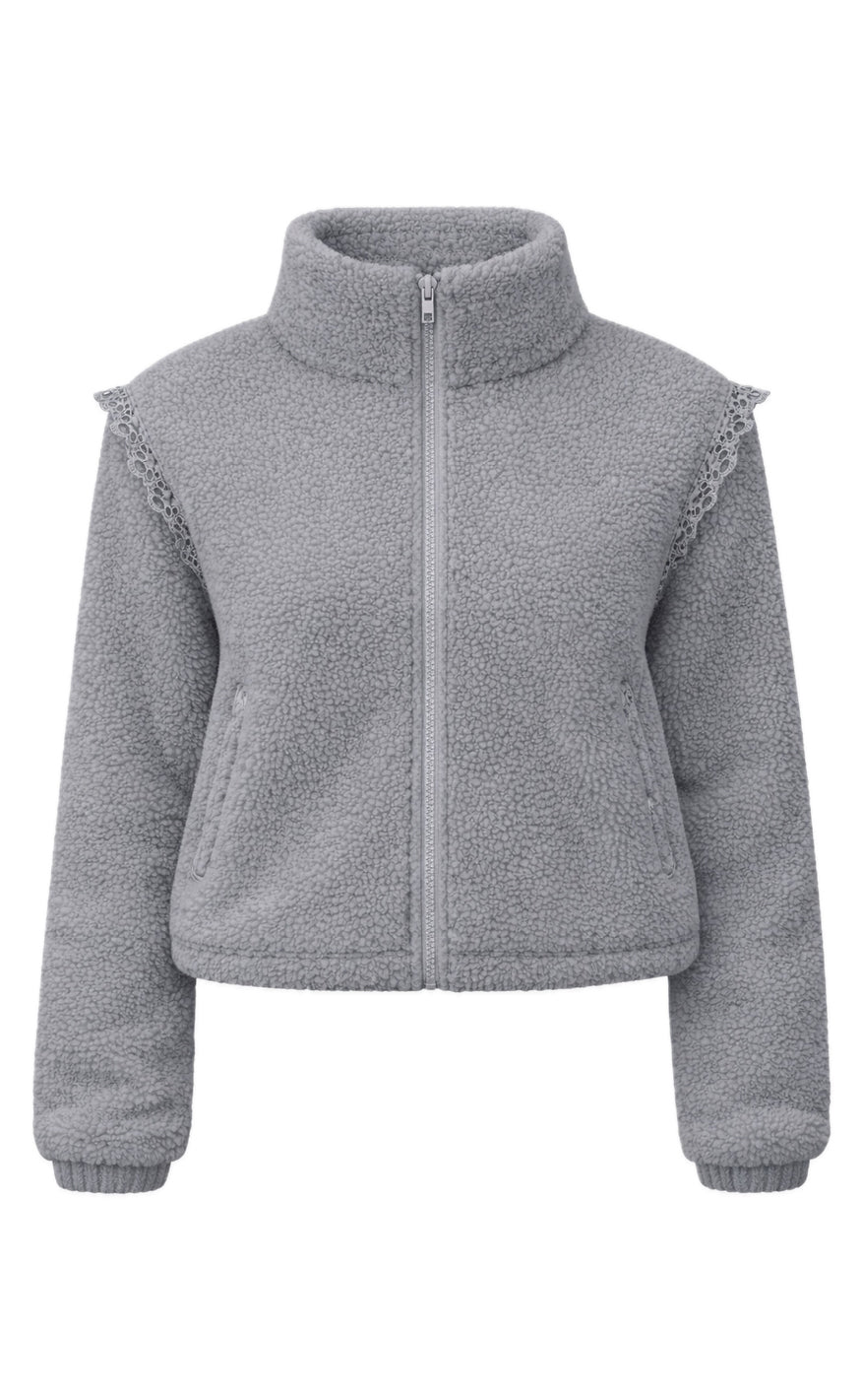 Say INA Copenhagen Fleece Jakke - Fia - Grey