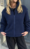 Say INA Copenhagen Fleece Jakke - Fia - Navy Blue