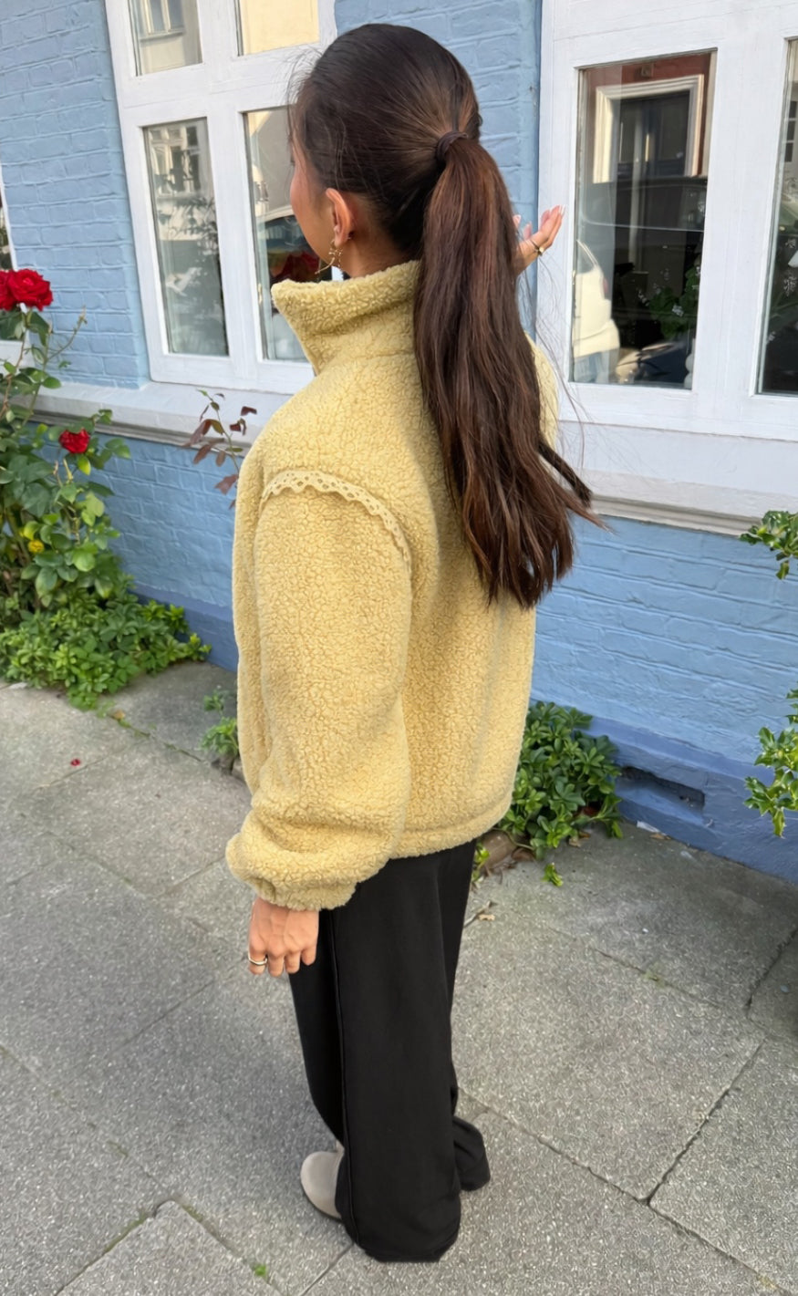 Say INA Copenhagen Fleece Jakke - Fia - Yellow