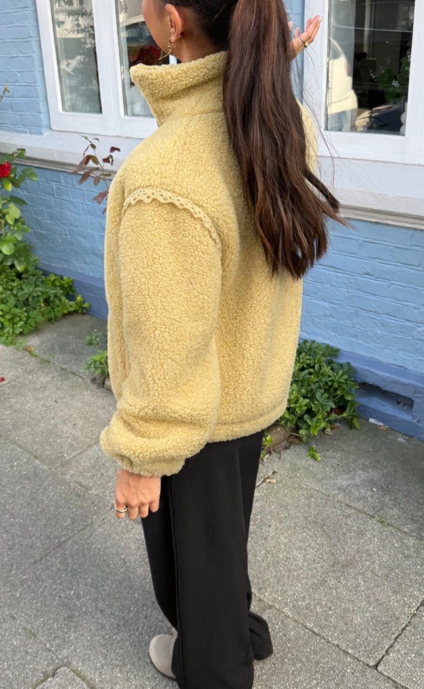 Say INA Copenhagen Fleece Jakke - Fia - Yellow